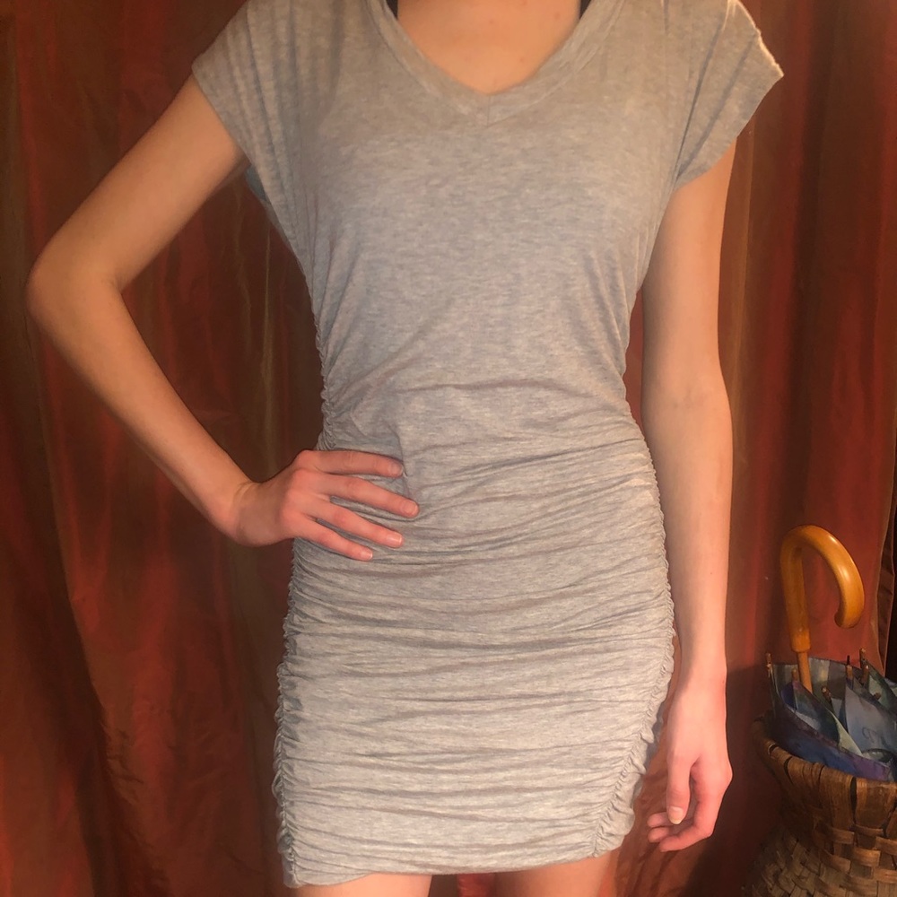 ruched gray Splendid dress size medium